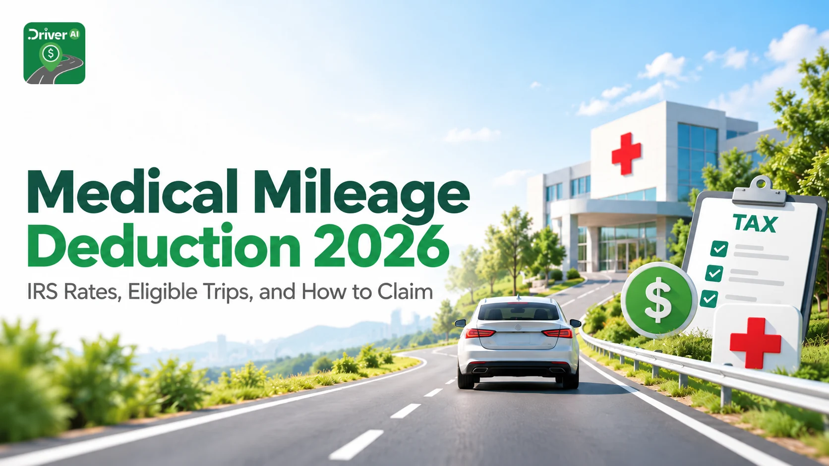 Medical Mileage Deduction 2026: IRS Rates, Eligible Trips, and How to Claim